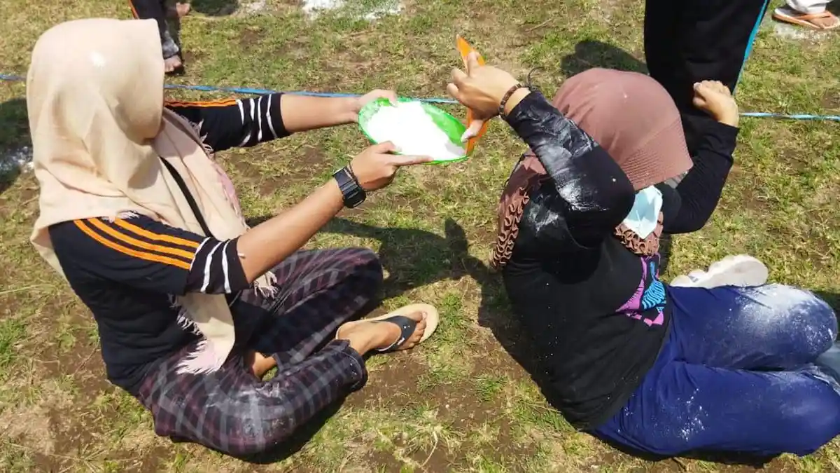 77 Penyandang Difabel di Sentra Terpadu Kartini Temanggung Antusias Ikuti Lomba HUT ke-77 RI