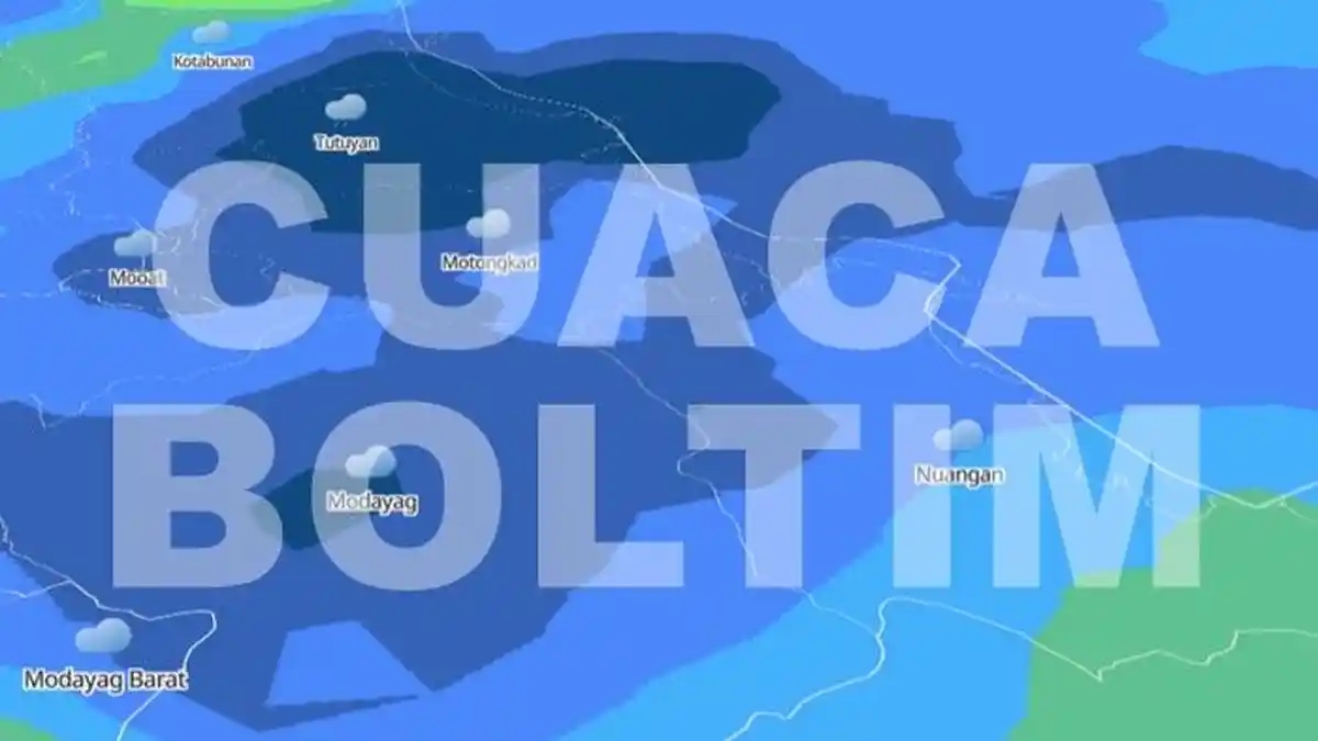 Prakiraan Cuaca di Bolaang Mongondow Timur Sulut Hari Ini Kamis 28 Agustus 2025
