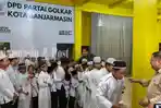 Gelar Kegiatan Sosial Jelang Ramadan, Golkar Banjarmasin Santuni Anak Yatim dan Bagi Sembako