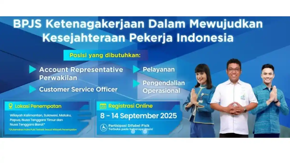Rekrutmen BPJS Ketenagakerjaan Sudah Dibuka! Fresh Graduate Semua Jurusan Bisa Daftar, Cek Infonya