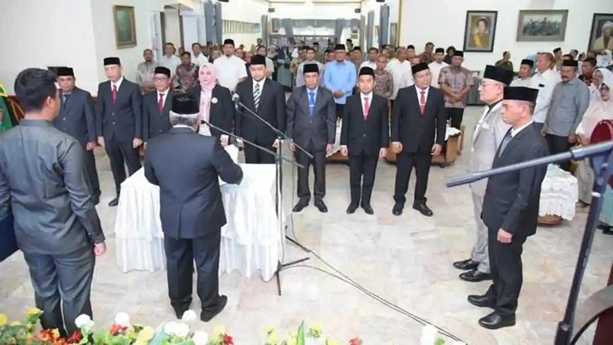 Ini Delapan Pejabat JPT Aceh Utara yang Dilantik Pj Bupati Mahyuzar