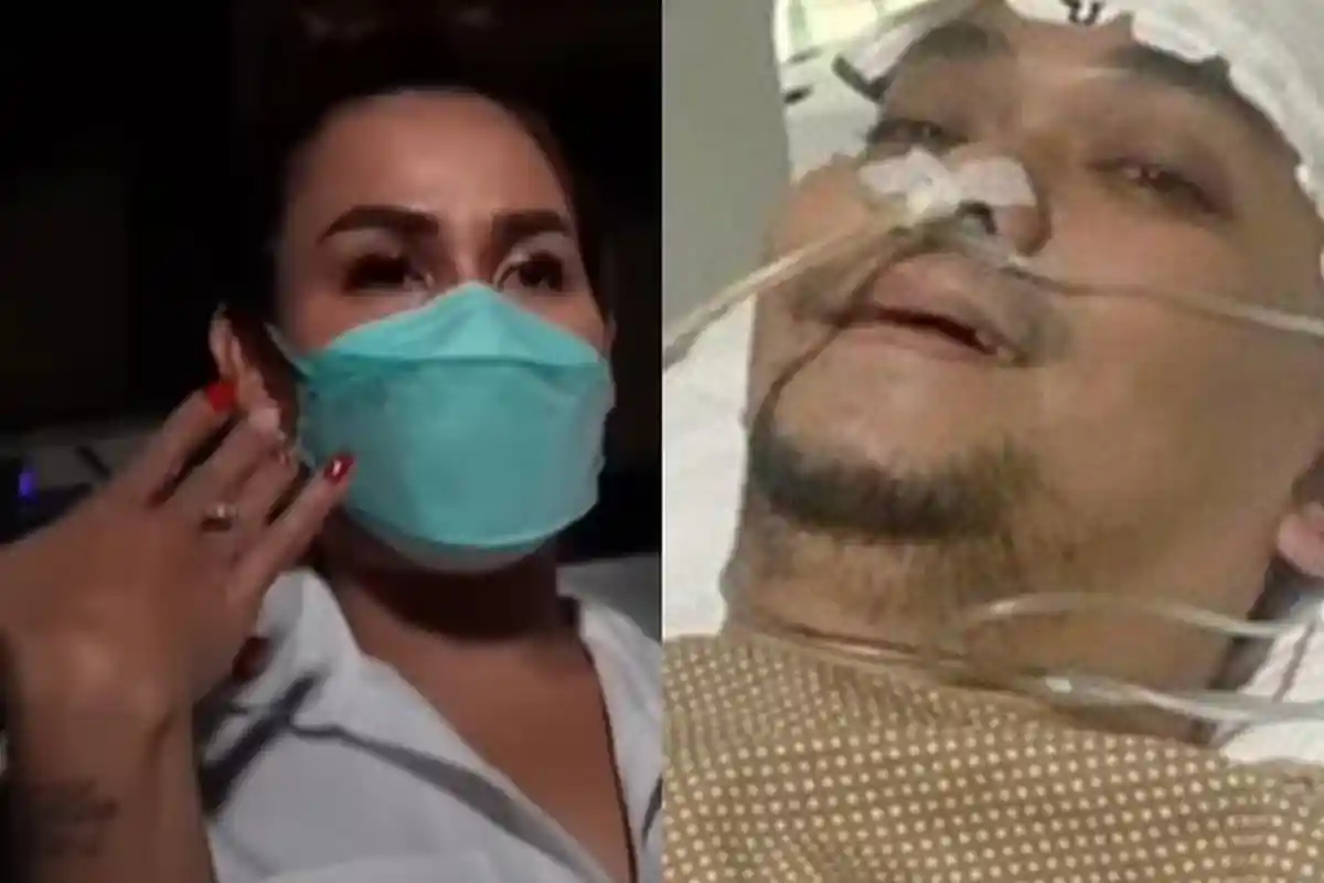 Melaney Richardo Ungkap Kondisi Terkini Indra Bekti: Puji Tuhan Gak Menyong, Muka dan Tangan Normal