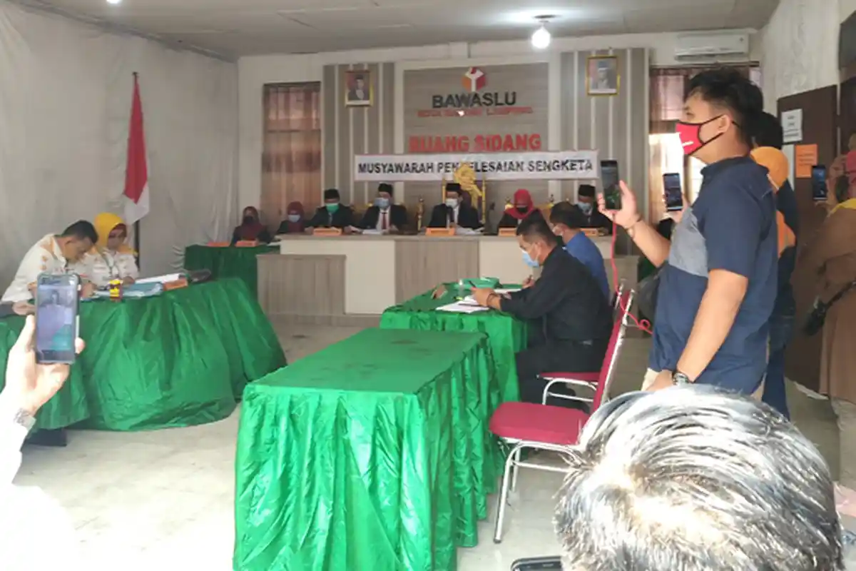 Bawaslu Bandar Lampung Akan Serahkan Salinan Putusan Sengketa Pilkada 2 Hari ke Depan