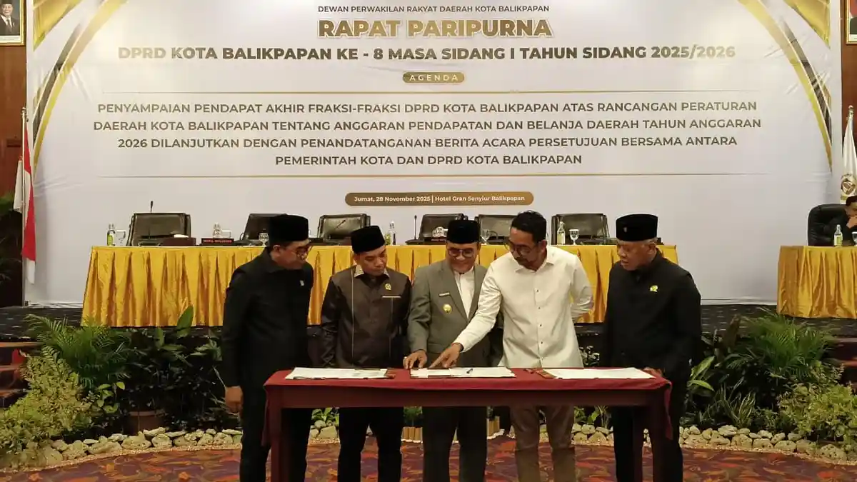 Selesai Sesuai Target, 6 Fraksi DPRD Balikpapan Sepakati Raperda APBD 2026