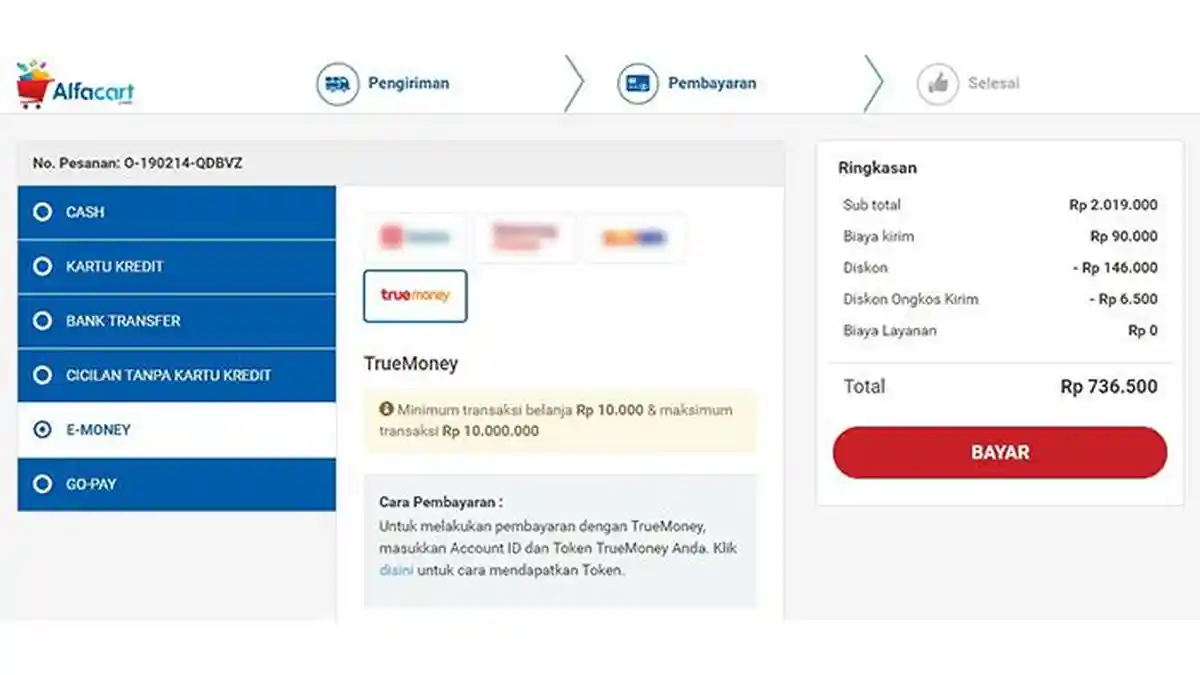Pertama, Alfacart.com Kini Bisa Menerima Pembayaran dengan TrueMoney