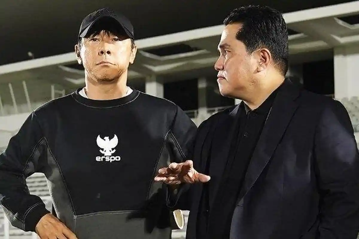 Erick Thohir Ultimatum Shin Tae-yong, Diminta Jangan Ngeluh, Pelatih Harus Fokus
