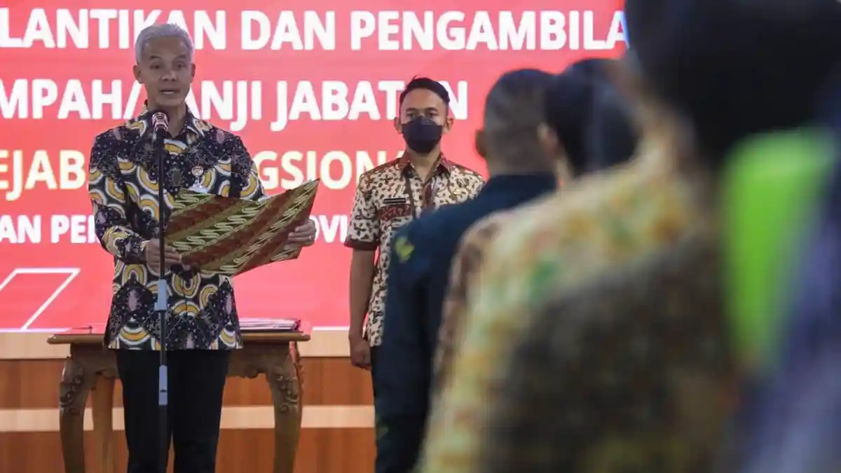 Pesan Ganjar untuk 866 Pejabat Fungsional yang Dilantik: Tak Setuju Silakan Check Out