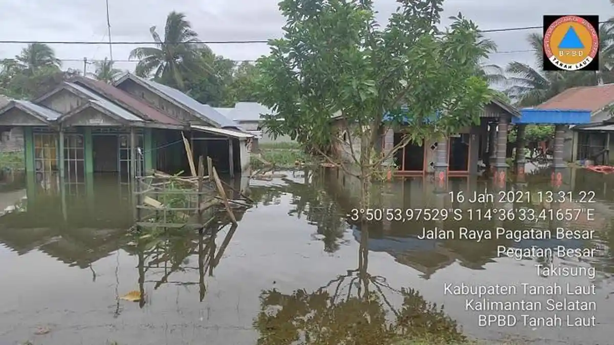 Update Banjir di Kalimantan Selatan, BNPB: Tujuh Kabupaten/Kota Terdampak