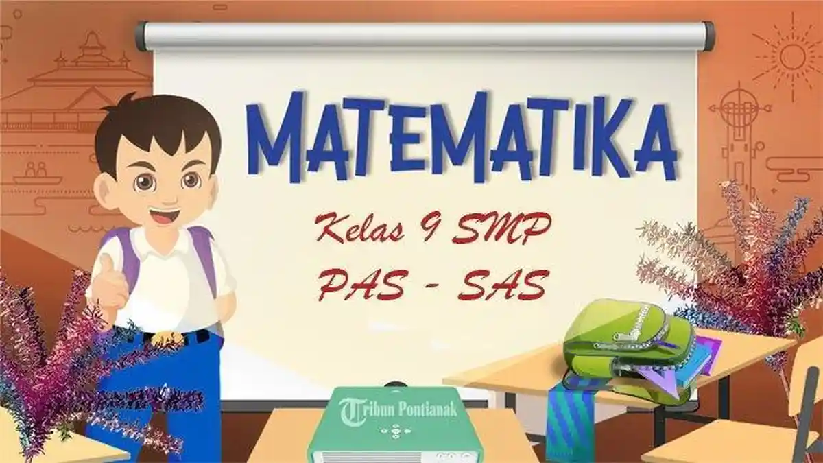 35 Contoh Soal dan Kunci Jawaban Pilihan Ganda PAS/SAS Matematika Kelas 9 SMP/MTs, Kurikulum Merdeka