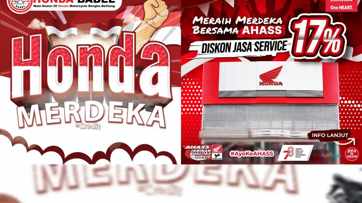 Semarak Kemerdekaan HUT ke-78 RI, PT Asia Surya Perkasa Belitung Hadirkan Program Honda Merdeka