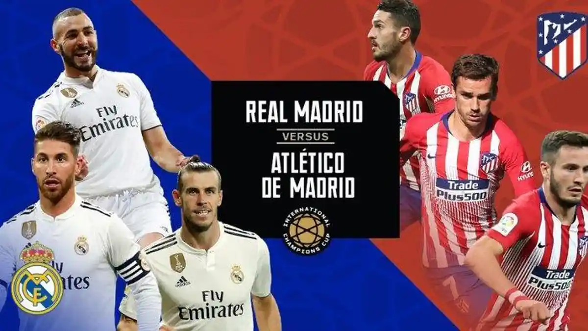 Real Madrid vs Atletico Madrid ICC 2019, Head to Head dan Prediksi Susunan Pemain Jelang Kick Off