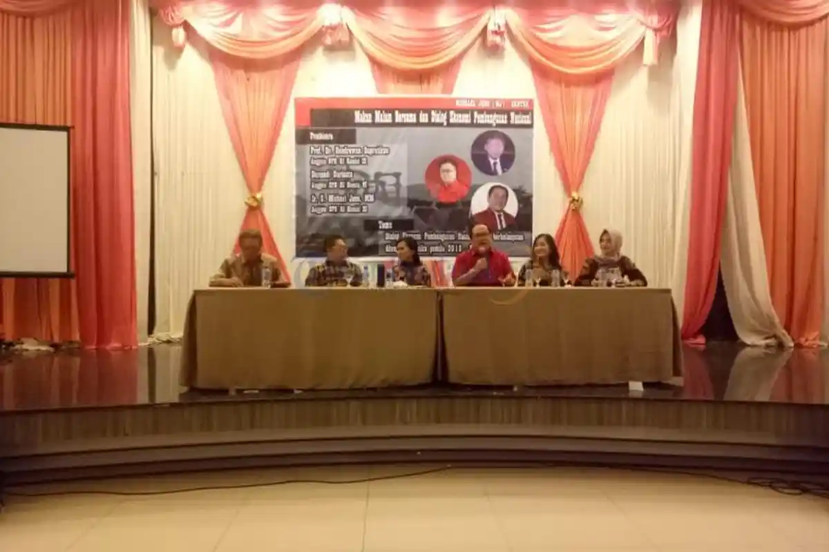 Dialog Ekonomi Pembangunan Nasional yang Berkelanjutan Ditengah Dinamika Pemilu 2018-2019