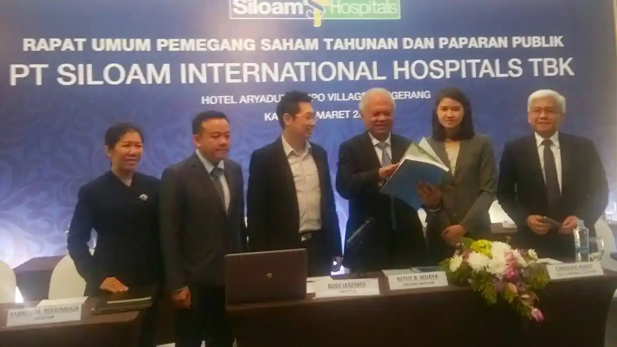 RS Siloam Layani 2,2 Juta Pasien Rawat Jalan Selama Tahun 2017
