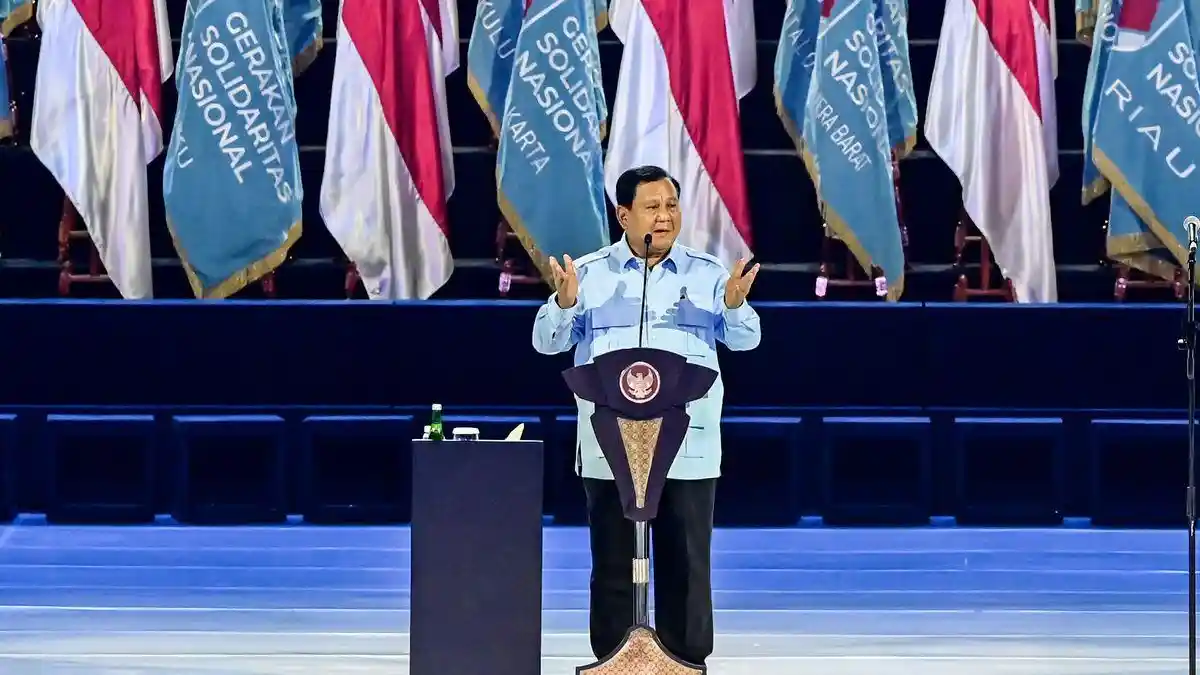 Prabowo Subianto Ajak Pengusaha Patungan Setiap Bulan untuk Bantu Anak Sekolah di Indonesia