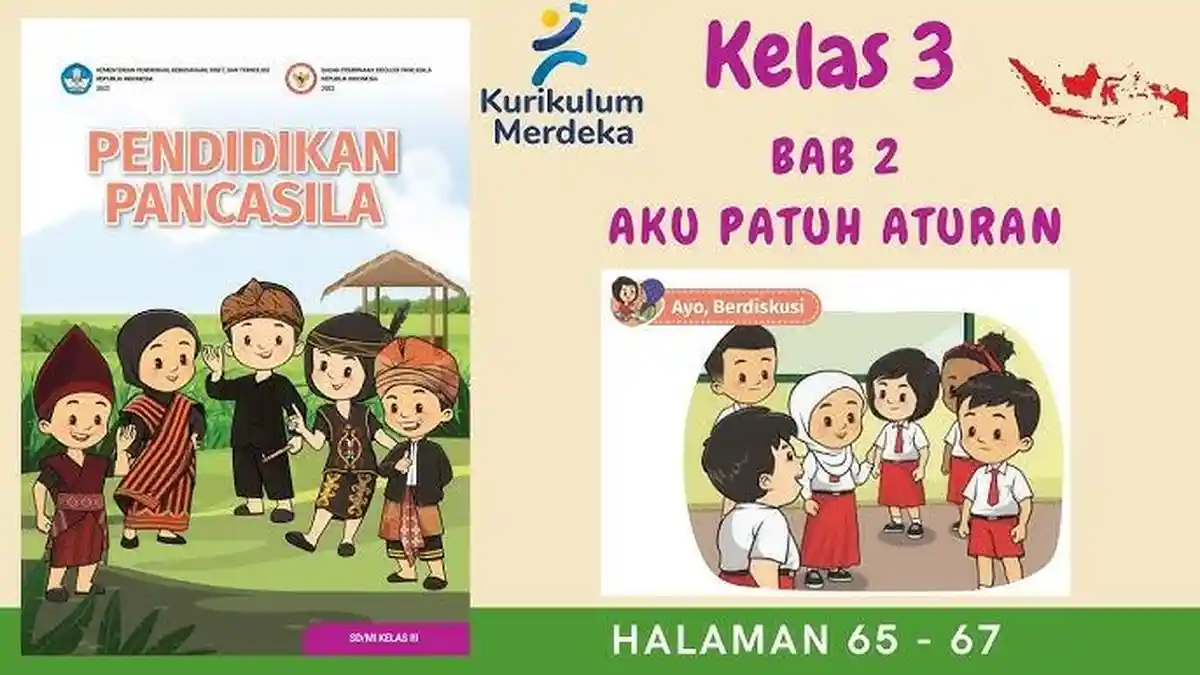 20 Kunci Jawaban Pendidikan Pancasila Kelas 3 SD/MI Semester 2 K Merdeka, Latihan Soal Jelang STS