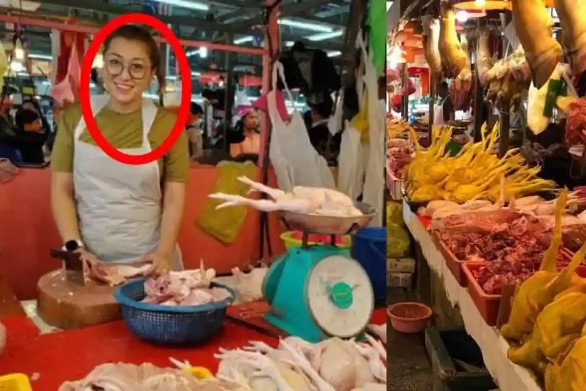 Resign dari Kantor, Wanita Cantik Ini Kerja Jadi Tukang Potong di Pasar, 'Tak Masalah Asal Halal'
