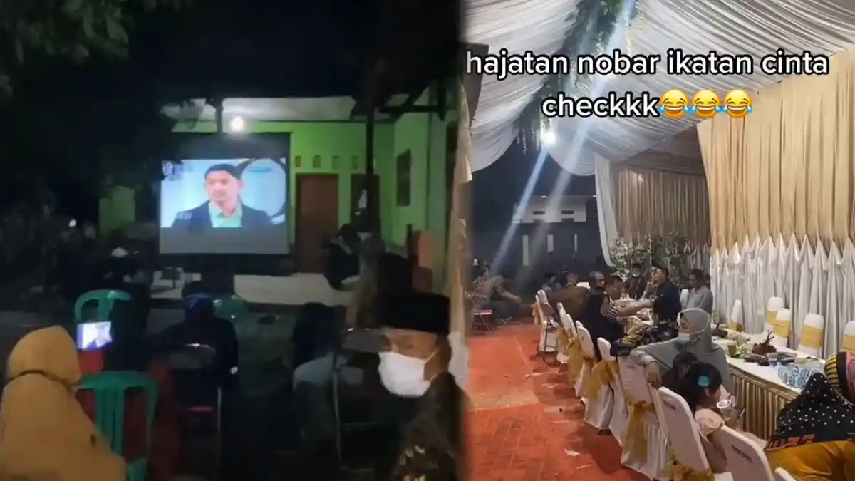 Hadiri Acara Pernikahan, Tamu Malah Nobar Sinetron Ikatan Cinta