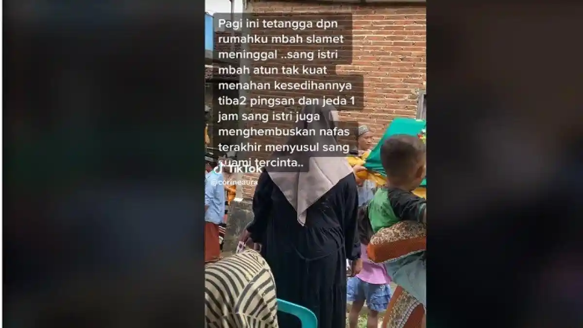 Jarak Cuma 1 Jam, Mbah Atun Tak Kuat Ditinggal Suami Selamanya, Keduanya Diantar Sekampung ke Makam