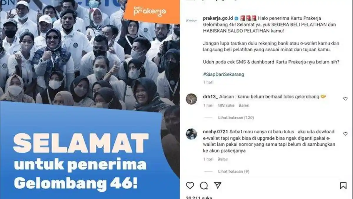 Begini Cara Cek Hasil Seleksi Kartu Prakerja Gelombang 47 Selain dari SMS