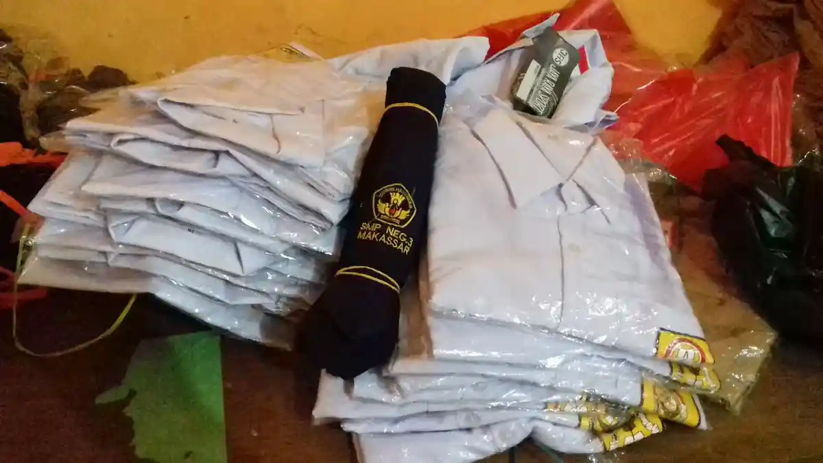 Harga Seragam Siswa Baru SMPN 3 Makassar Rp 970 Ribu
