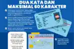 Nama di E-KTP Minimal Dua Kata dan Maksimal 60 Karakter