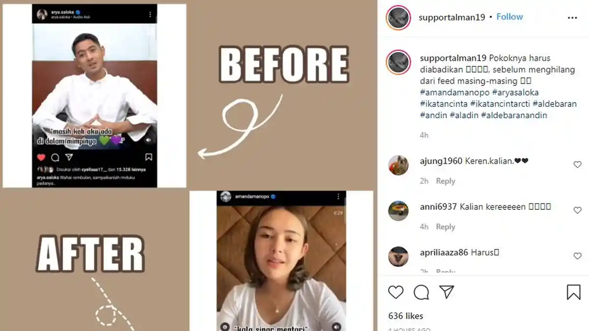 Arya Saloka dan Amanda Manopo Saling Merayu, Fans Ikatan Cinta sampai Gemas