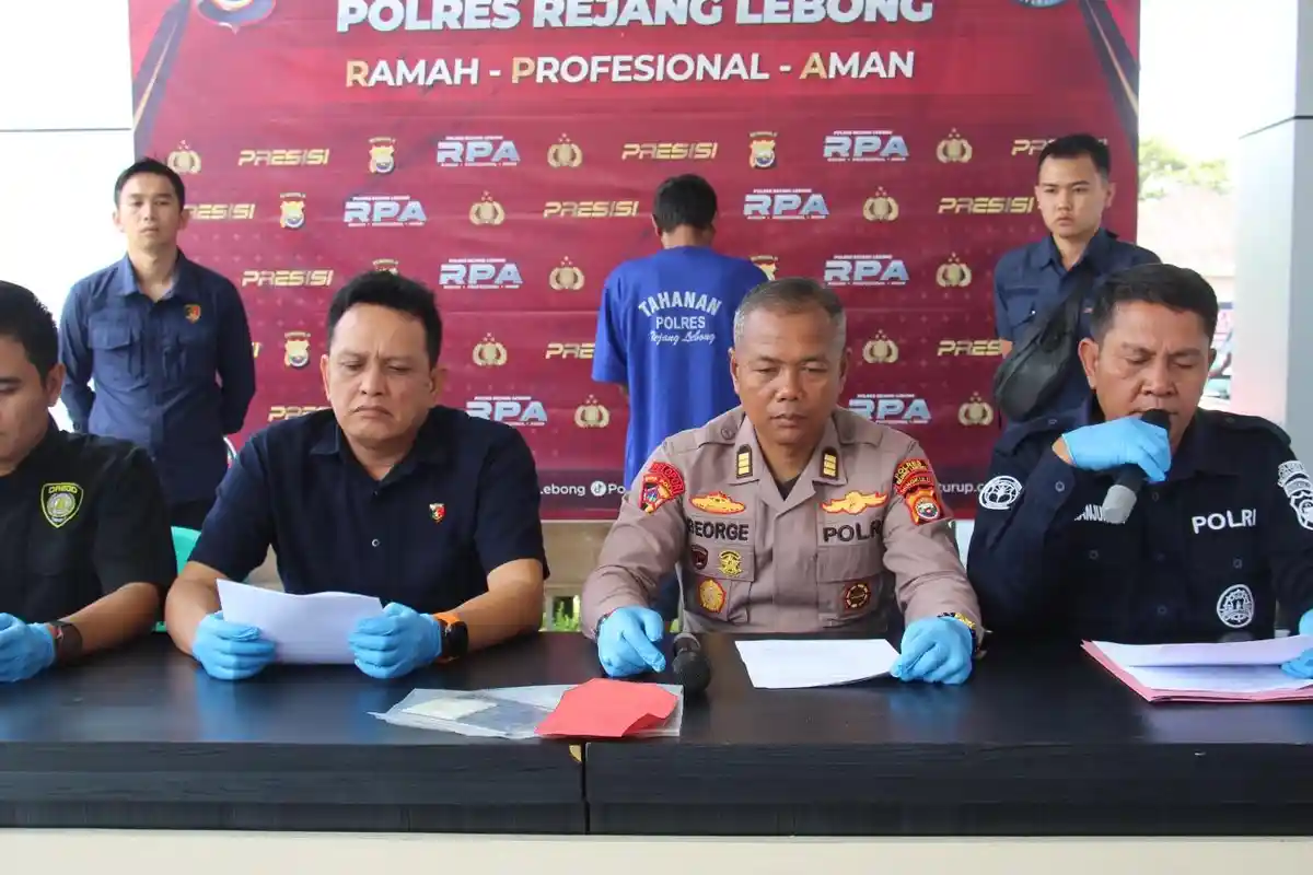 Pria asal Kepahiang Gelapkan Motor Petani di Rejang Lebong, Demi Beli Sabu