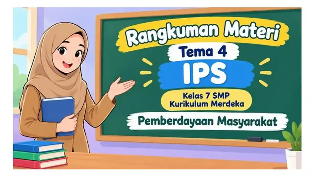 Rangkuman Materi Pelajaran Tema 4 IPS Kelas 7 SMP Kurikulum Merdeka ...