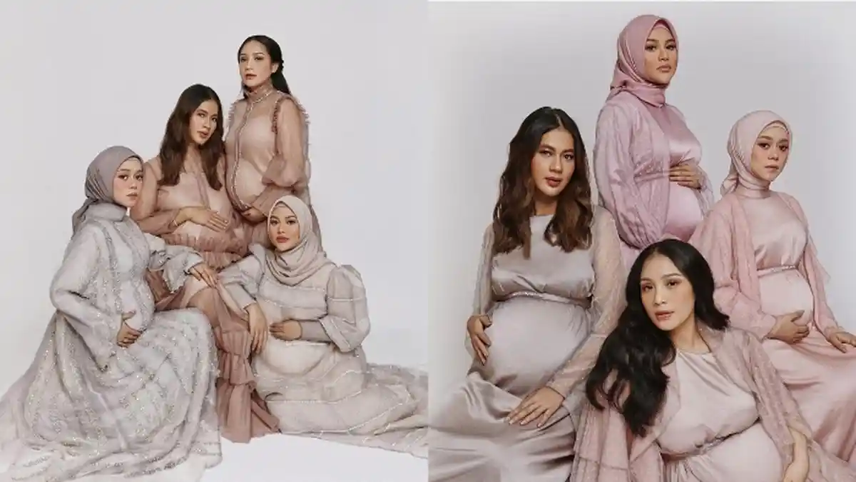 Potret Lesti Bareng Bumil-bumil Hits, Aurel hingga Nagita dan Paula, tapi Ada yang Aneh dari Lesti