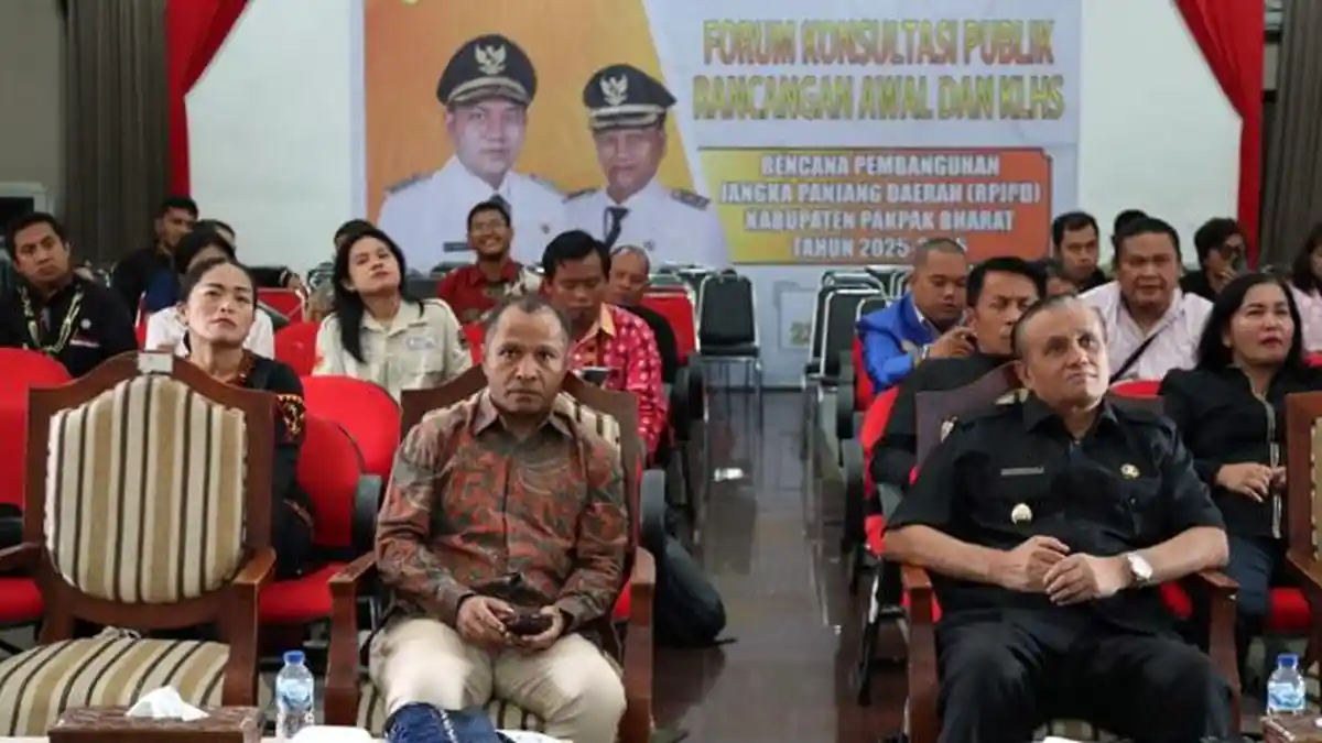 Wakil Bupati Pakpak Bharat Buka Forum Konsultasi Publik Penyusunan RPJMD Pakpak Bharat 2025-2045
