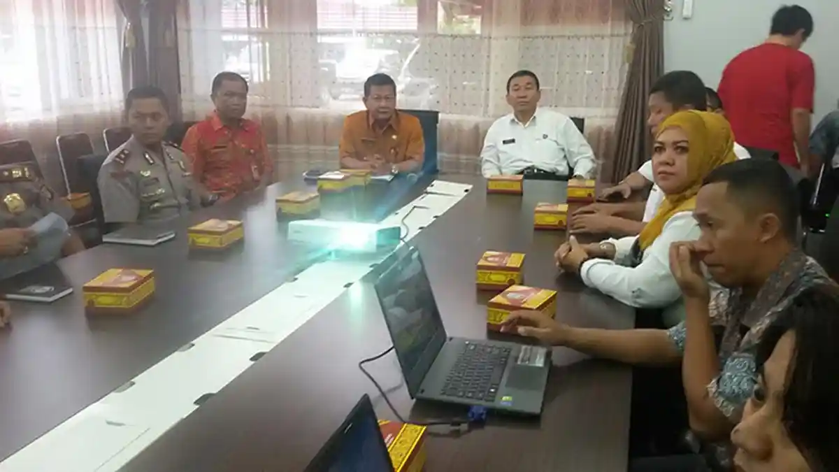 Tiga Jenderal BNN Datangi Kantor Gubernur Kalimantan Utara