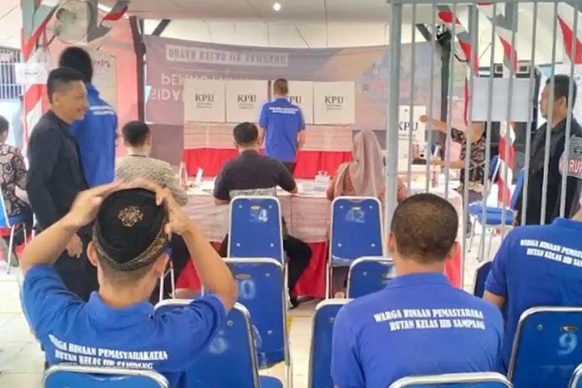Ratusan Napi di Rutan Sampang Ikut Nyoblos Pilkada 2024