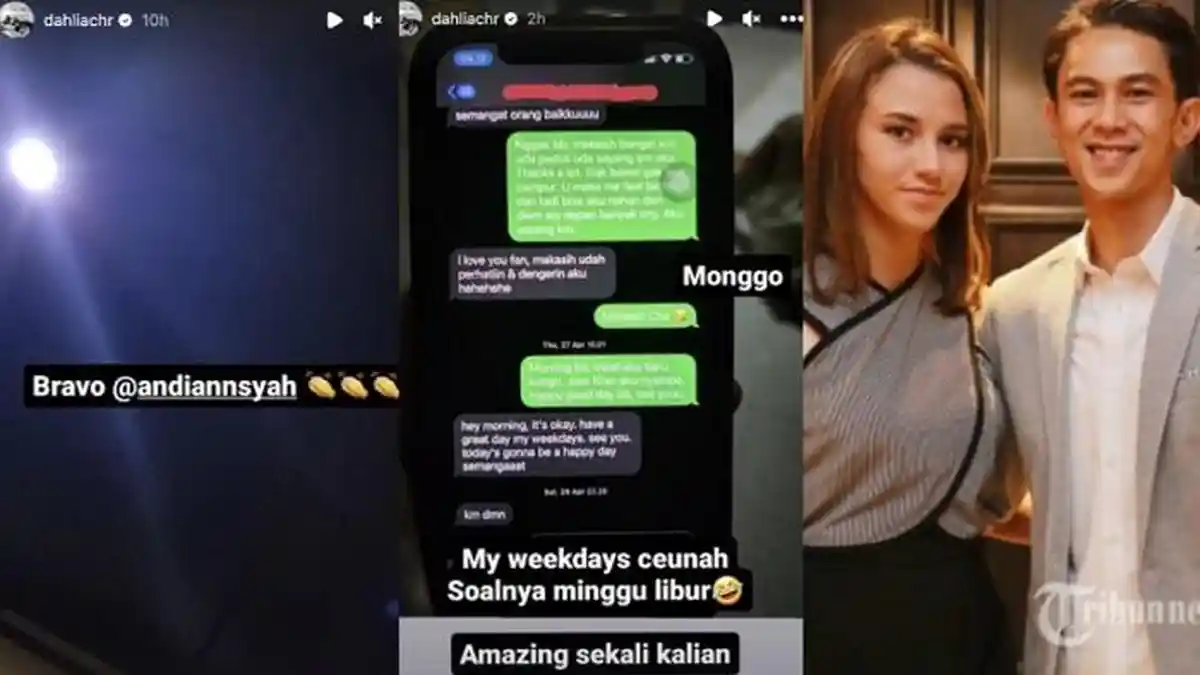 Dahlia Poland Unggah Chat Mesra Dugaan Perselingkuhan Fandy Christian dengan Andi Annisa