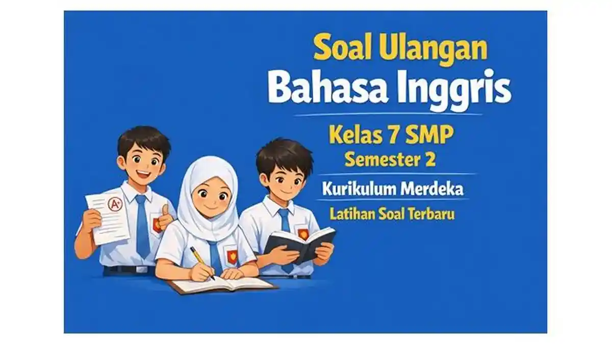 Soal Ulangan Bahasa Inggris Kelas 7 SMP Semester 2 Kurikulum Merdeka, Latihan Soal Terbaru