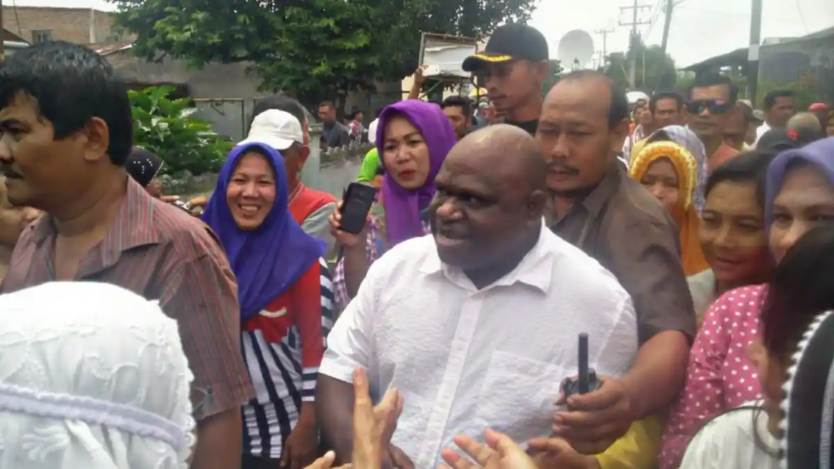 Ini Cara Warga Sari Rejo Sambut Kedatangan Komisioner Komnas HAM