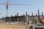 Progres Pekerjaan Perluasan Tahap I Terminal 1 Bandara Internasional Juanda 2 Kali Lipat Lebih Cepat