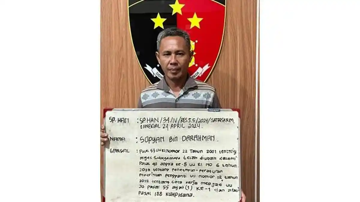 Tempat Penyulingan Minyak Terbakar, Polsek Babat Toman Amankan Pemilik Tanpa Perlawanan
