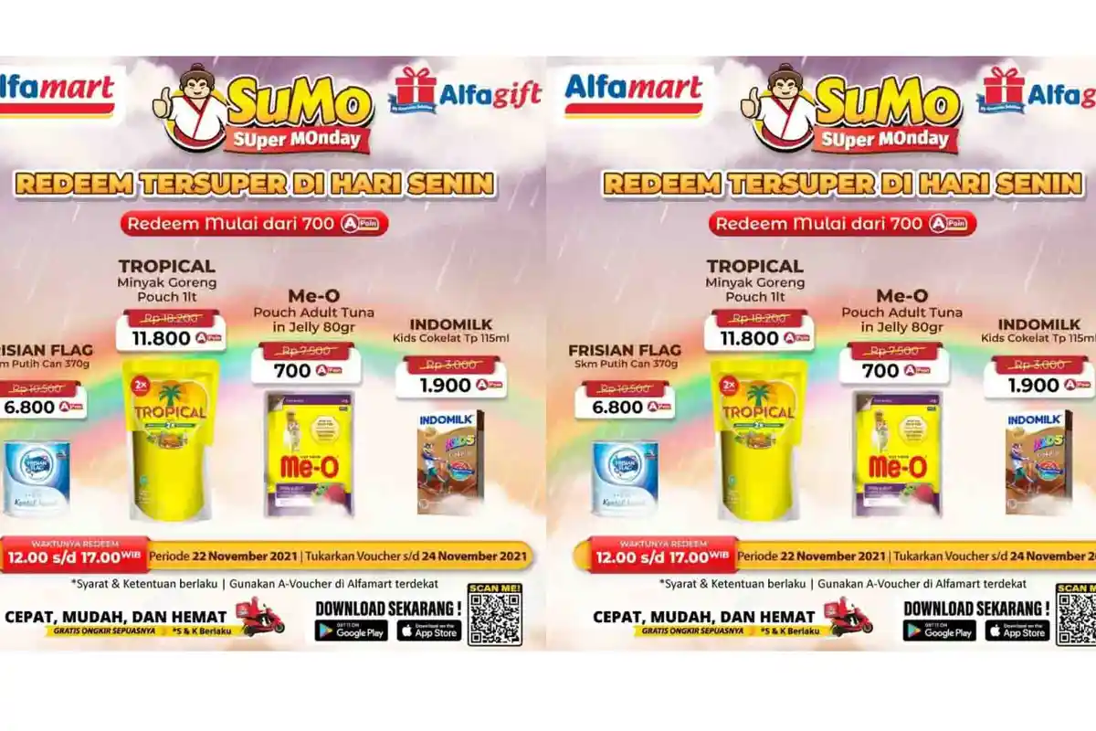 PROMO MINYAK GORENG Rp 11.800 Hari Ini 23 November di Alfamart, Hypermart dan Superindo