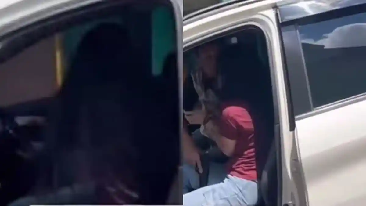 Viral Wanita di Palembang Dianiaya Oknum Polisi di Mobil, Sempat Ancam Warga Dengan Senjata Api