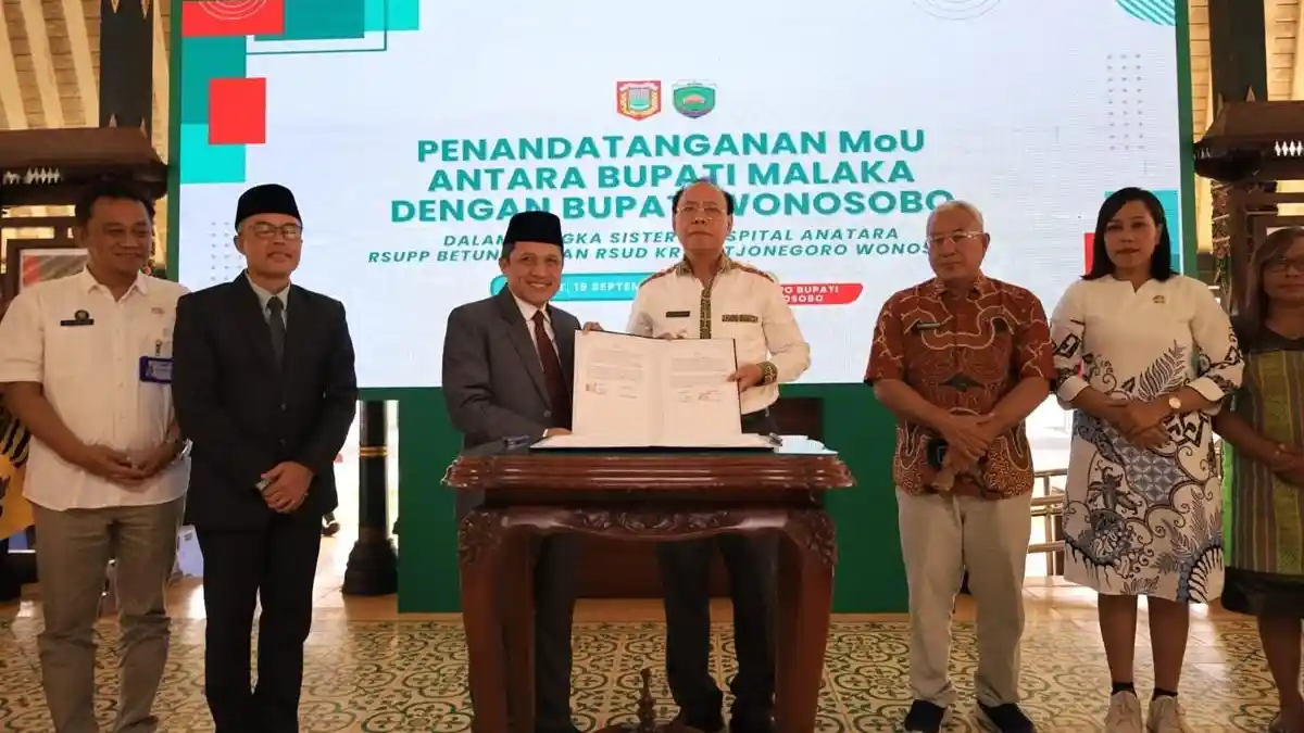 Pemkab Wonosobo dan Malaka Tandatangani MoU Sister Hospital, Tingkatkan Layanan Mutu Kesehatan