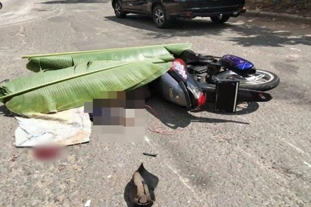 Kecelakaan Maut Pukul 12.50 WIB, Pengendara Motor Tewas, Tabrakan dengan Mobil yang Hendak Menyalip