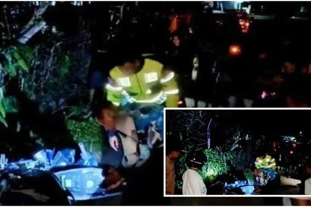 Kecelakaan Maut, Seorang Pemotor Tewas di Tempat, Motor Kecepatan Tinggi Tabrak Tiang