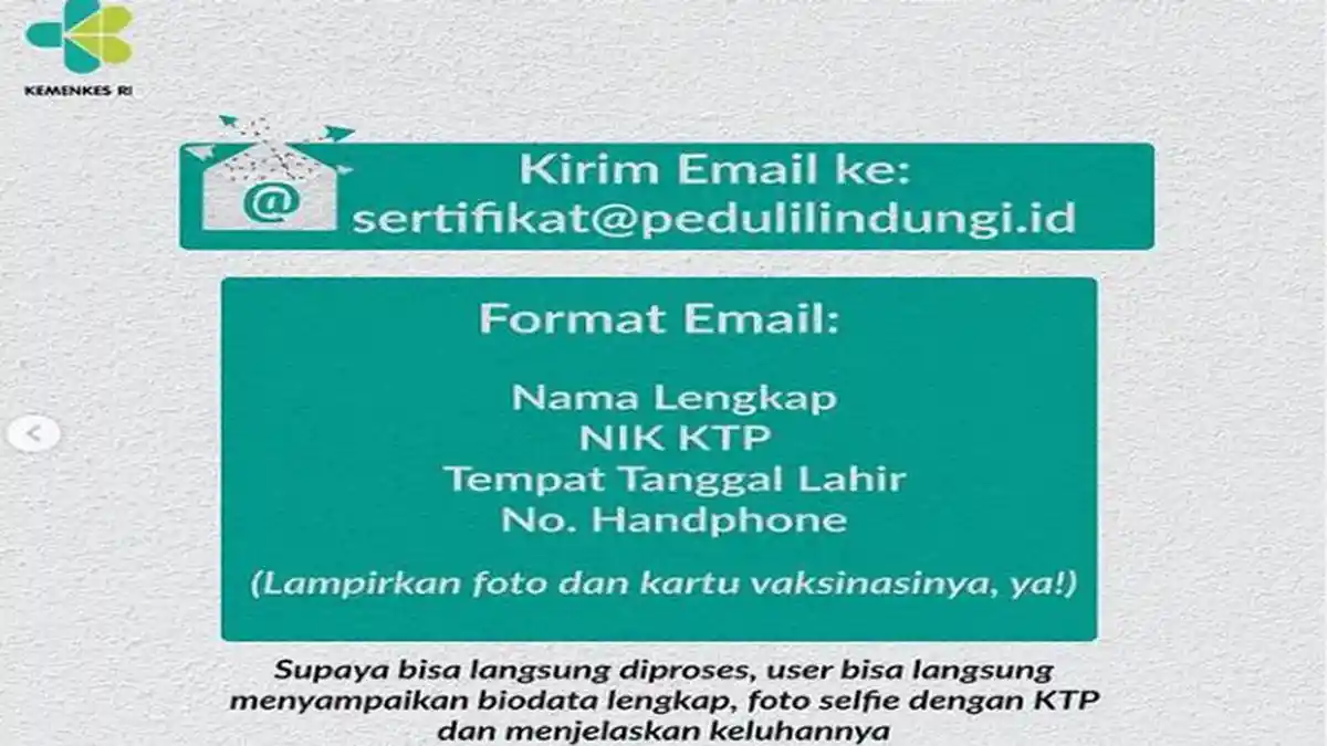 Sudah Vaksin Tapi Sertifikat Tidak Muncul Atau Salah Nama dan NIK? Ini Cara Melapor Memperbaikinya