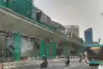 Proyek Revitalisasi Halte Bus TransJakarta di Bundaran HI