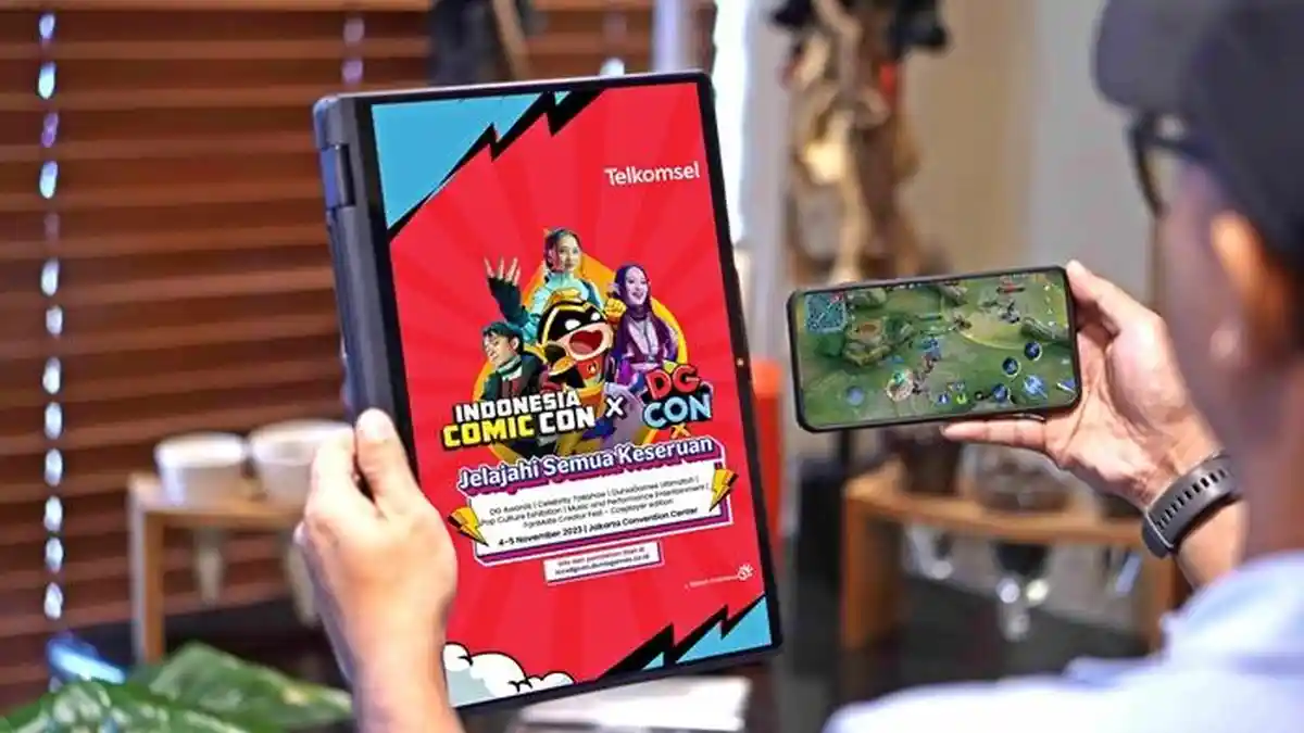 Kolaborasi Dunia Games Telkomsel dan Panorama Media di Ajang Indonesia Comic Con x DG Con 2023
