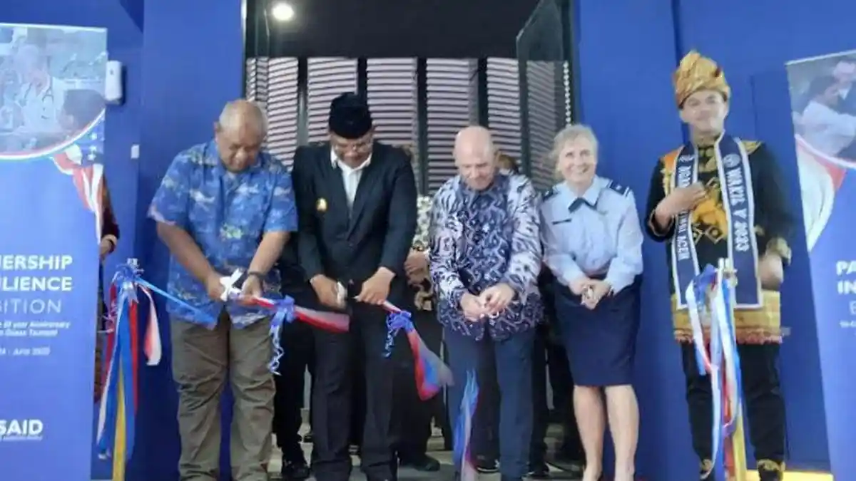 USAID Buka Pameran Penanganan saat Tsunami 20 Tahun Silam di Museum Aceh