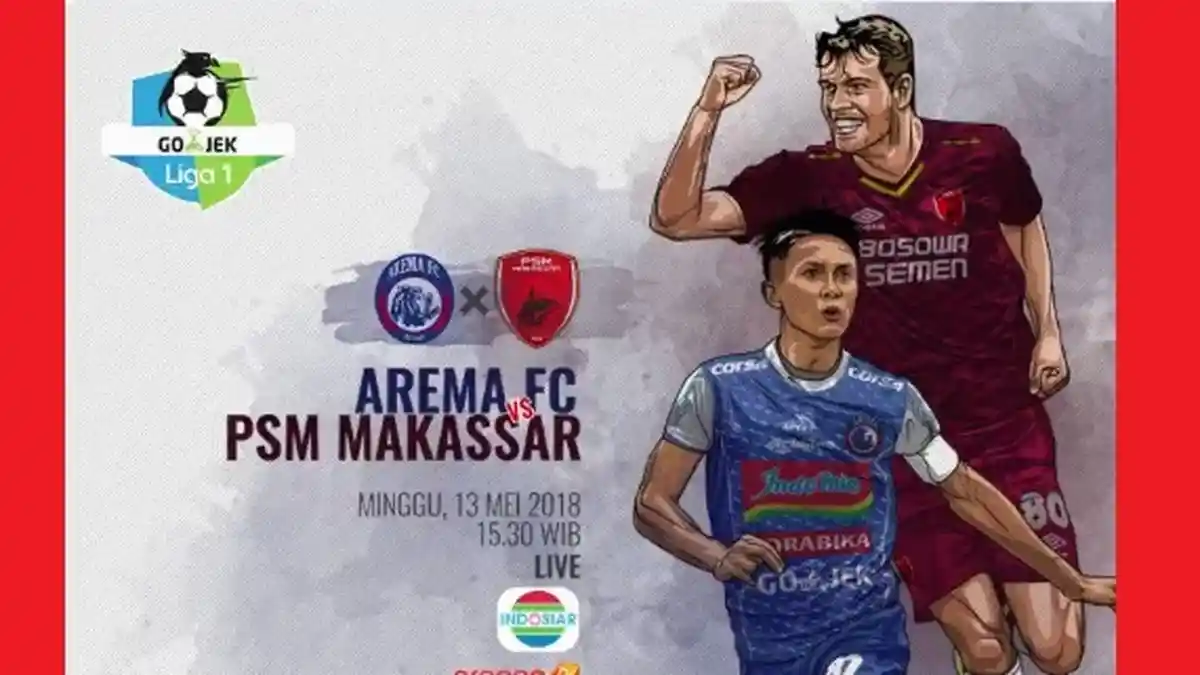 LIVE STREAMING Babak 2 Arema Vs PSM, Skor Seri Tanpa Gol, Tuan Rumah Berbahaya di Babak 1
