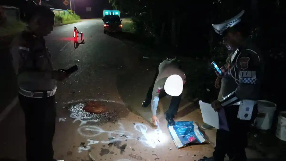 Breaking News, Kecelakaan di Bintan Viral Tewaskan Dua Pengendara Motor