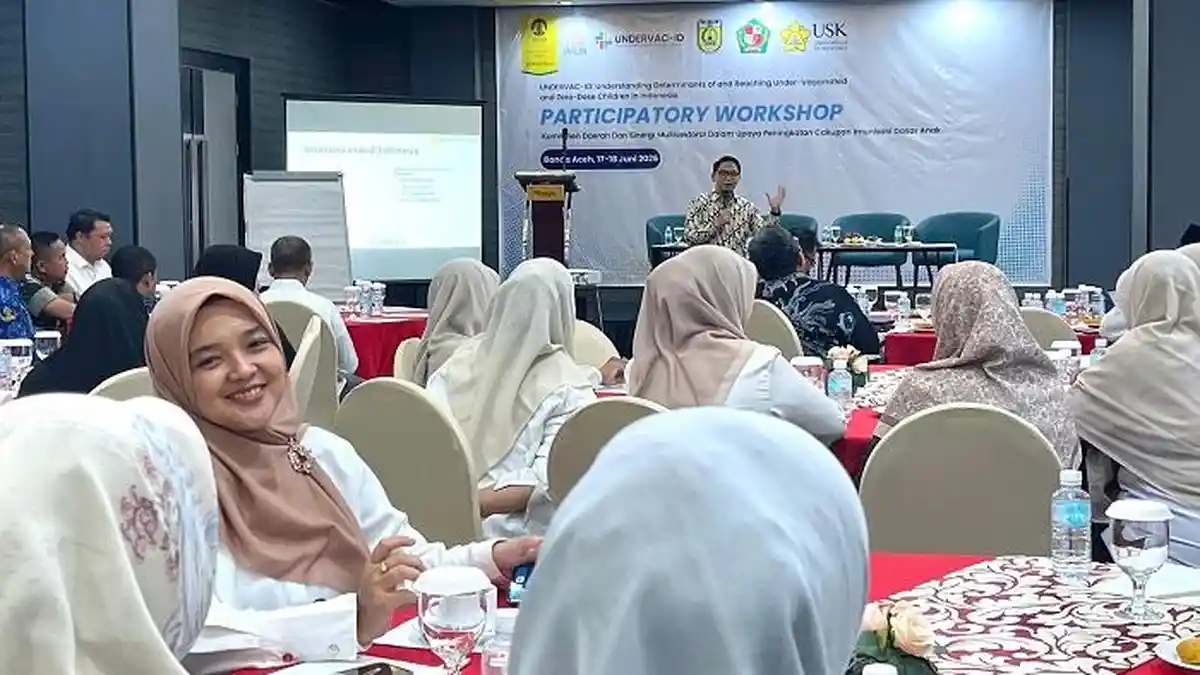 Participatory Workshop UNDERVAC-ID, Integrasikan Strategi Lokal ke Program Imunisasi di Banda Aceh