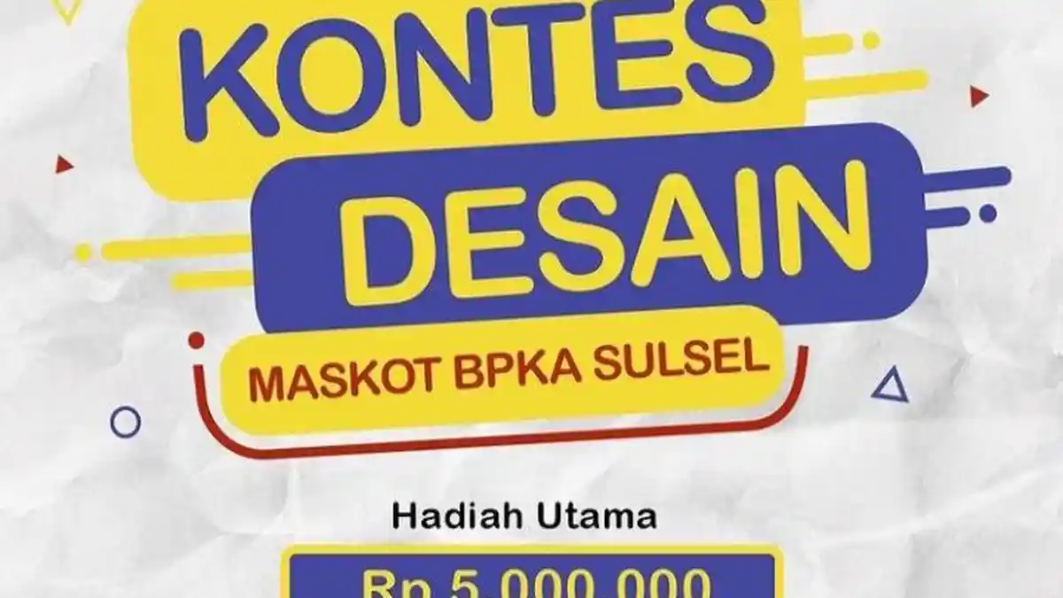 Kata Kunci Kontes Desain Maskot BPKA Harus Representasi Sulsel